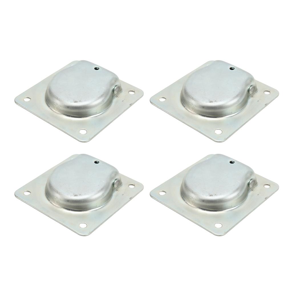 4 шт. Утопленное D-образное кольцо для троса прицепа из углеродистой стали, максимальная разрывная нагрузка 2000 фунтов, точки крепления для прицепов