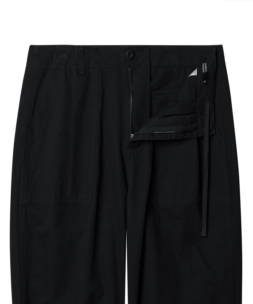 MUSINSA STANDARD Cotton Wide Fatigue Balloon Pants [Black]