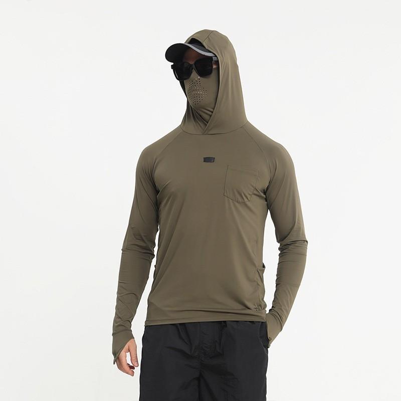 Quick-Dry Ice-Cool UV Protection Fishing Shirt Men Women Lightweight Mesh Outdoor Sport Top