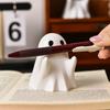 Cute Ghost Pen Holder Esin Desktop Organizer for Office & Home Halloween Pen Holder Decoration Ornaments Funny Stationery Stand