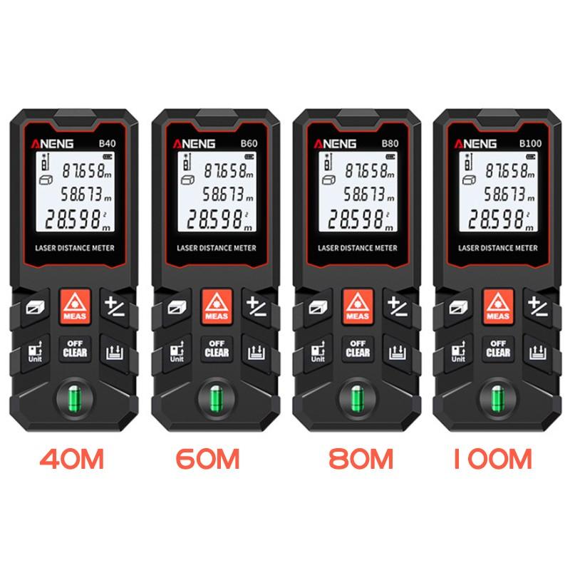 Digital Laser Distance Meter 40M 60M 80M 100M Rangefinder Electronic Measuring Tape Ruler Diastimeter Roulette Tool