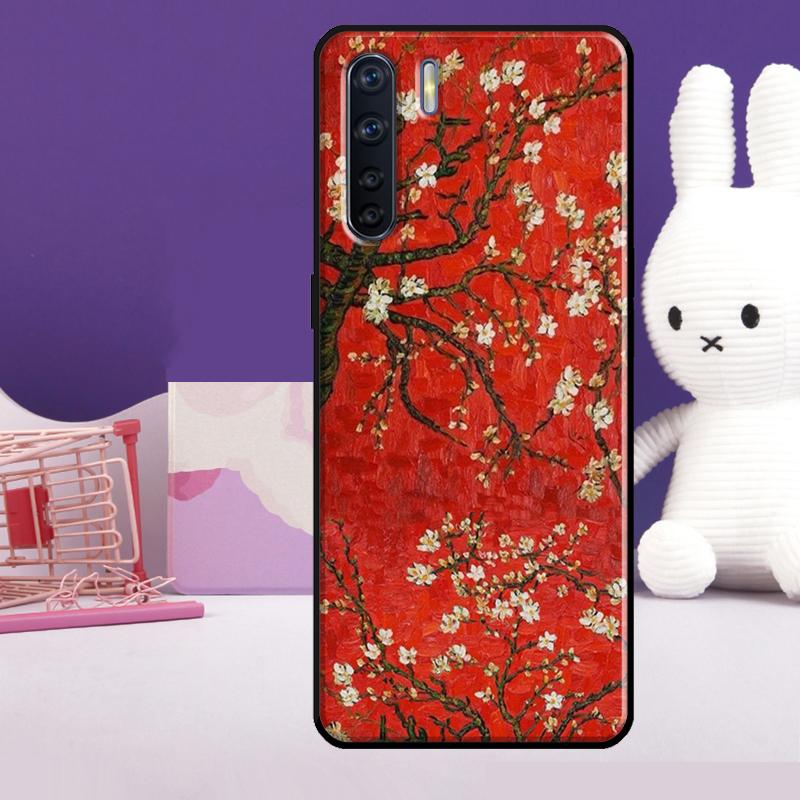 Чехол 'Цветущий миндаль' для Oppo A60 A80 A40 A77 A57 A17 A74 A54 A94 A78 A98 A18 A38 A58 A96 A76 A16 A15 A5 Pro