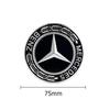 C200 E200 For Mercedes Benz 4PCS 75mm Car Wheel Center Hub Caps Cover for Mercedes-Benz B/C/E/S Class A Class C200L GLC GLK CLA