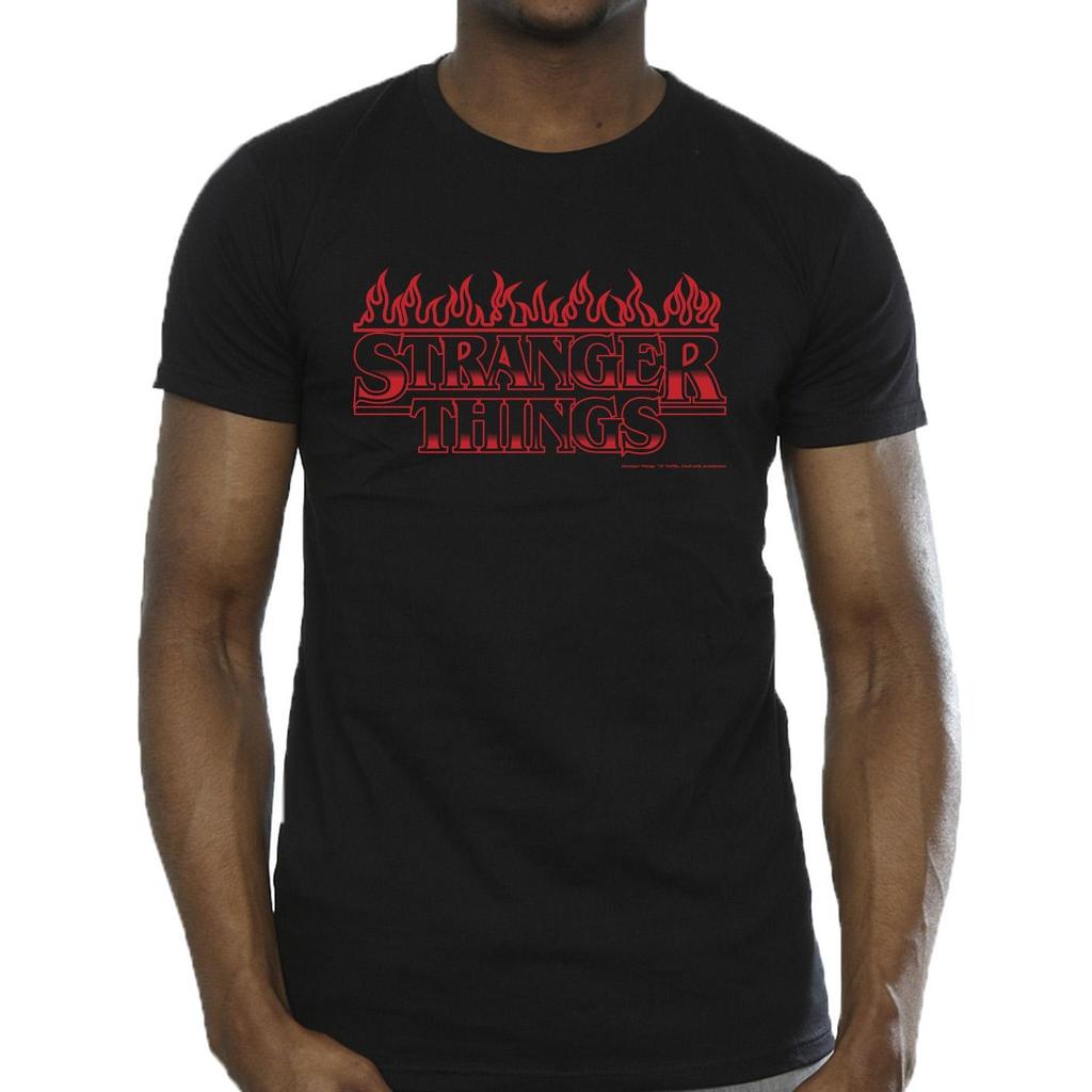 Netflix Mens Stranger Things Flames T-Shirt