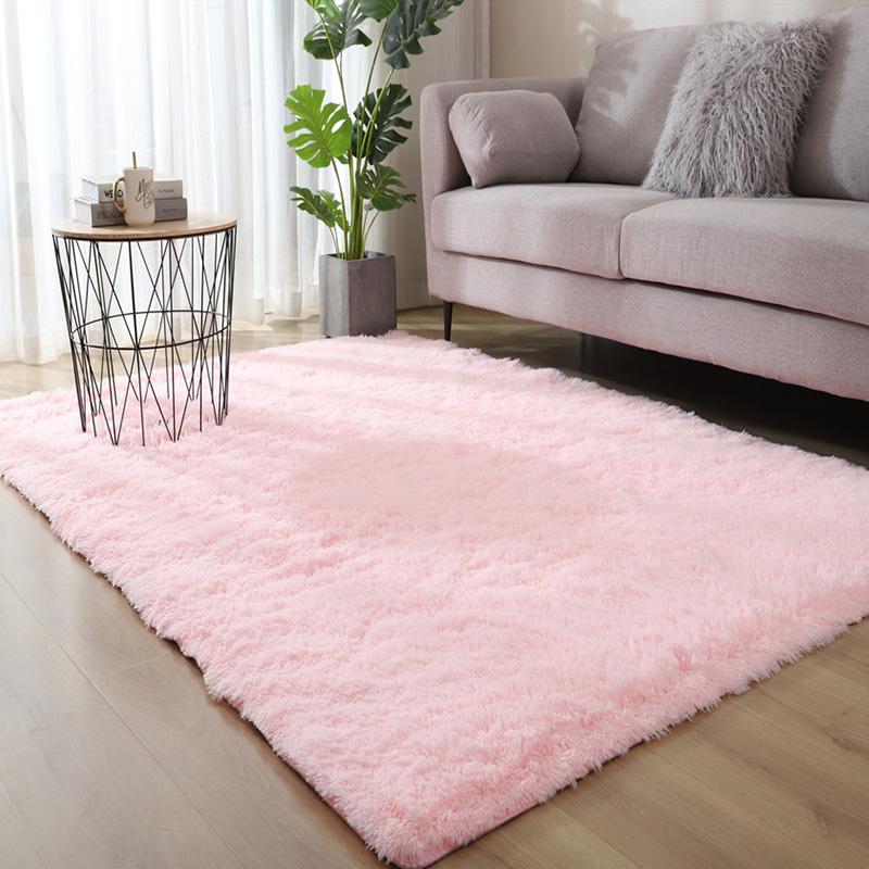 1 шт. большой размер мягкое украшение спальня гостиная пушистый ковер плюшевый коврик на пол длинный плюш
