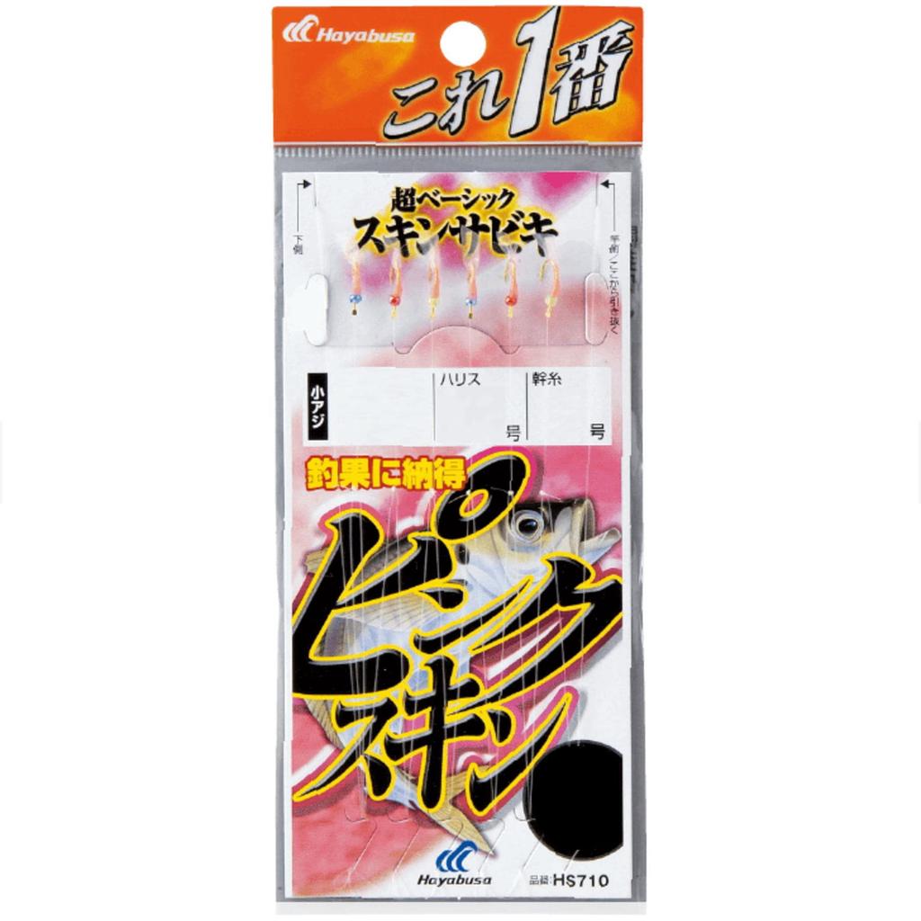 Hayabusa Kore Ichiban Pink Skin Sabiki 6 крючков 4-0,8 HS710-4-0,8