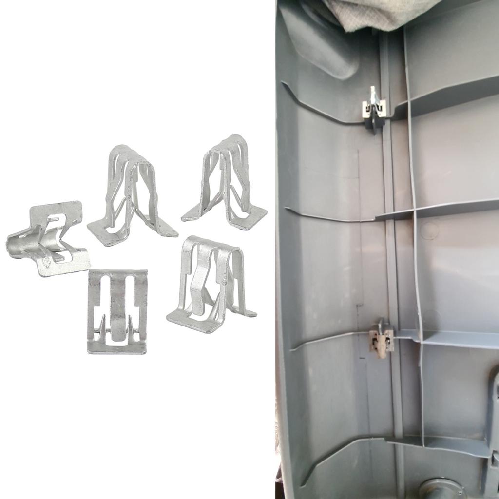 100Pieces Car Fasteners Universal Car Dashboard DVD CD Panel Interior Trim Plate Fixed Iron Clip Buckle Auto Accessories