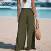 Women's Fashion Drawstring Loose Casual Wide-leg Pants