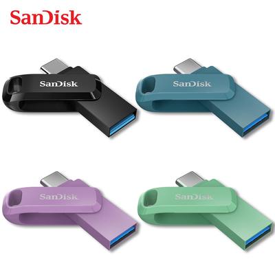 SanDisk 64 ГБ otg usb type c флешка 128 ГБ 256 ГБ 512 ГБ Ultra Dual GO OTG флешка оригинальная sandisk usb карта памяти U-диск для телефона Type C ноутбука