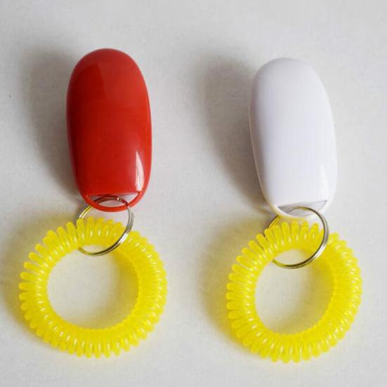 Кликер для дрессировки домашних животных, регулируемая частота, износостойкий, однотонный, не выцветает, удобное упражнение для остановки лая