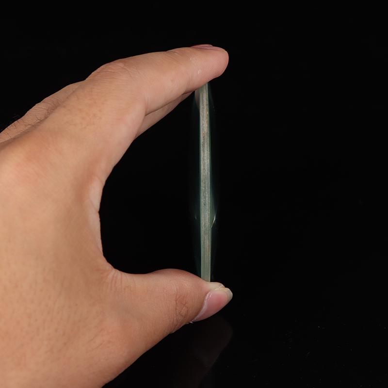 Двойная выпуклая стеклянная линза Фокальная оптика Двояковыпуклая настольная лупа 75 мм