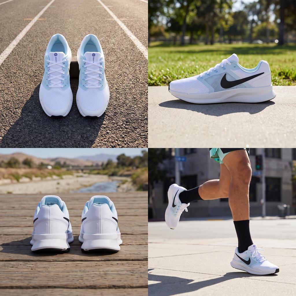 Nike Беговые кроссовки Run Swift 3 Минималистичная мода Универсальная классика Прочные Дышащие Поддержка Низкий верх Мужские кроссовки Белый DR2695-108