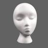 Легкая пенопластовая голова манекена, очки, гарнитура, парик, стенд, женская модель головы, форма для показа шляпы