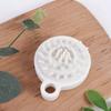 White Silicone Shampoo Brush Comfortable Shower Brush Exfoliator Body Brush Bath SPA