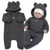 Boy' Jumpsuit 86 Two-Zip Transitional Spring/Autumn Anthracite