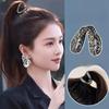 Rhinestone V-Shaped Mini Hair Clip for Women Small Fashion Anti-slip Metal High Ponytail Hair Claw Headdress Hair Accessories