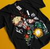 Bakugo Katsuki T-Shirt My Hero Academia Deku Tee Anime Midoriya Dabi Shoto Shirt