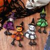 Хэллоуин Подвесное Украшение Тыква Привидение Ведьма Черный Кот Плюшевые Куклы Украшения для Дерева