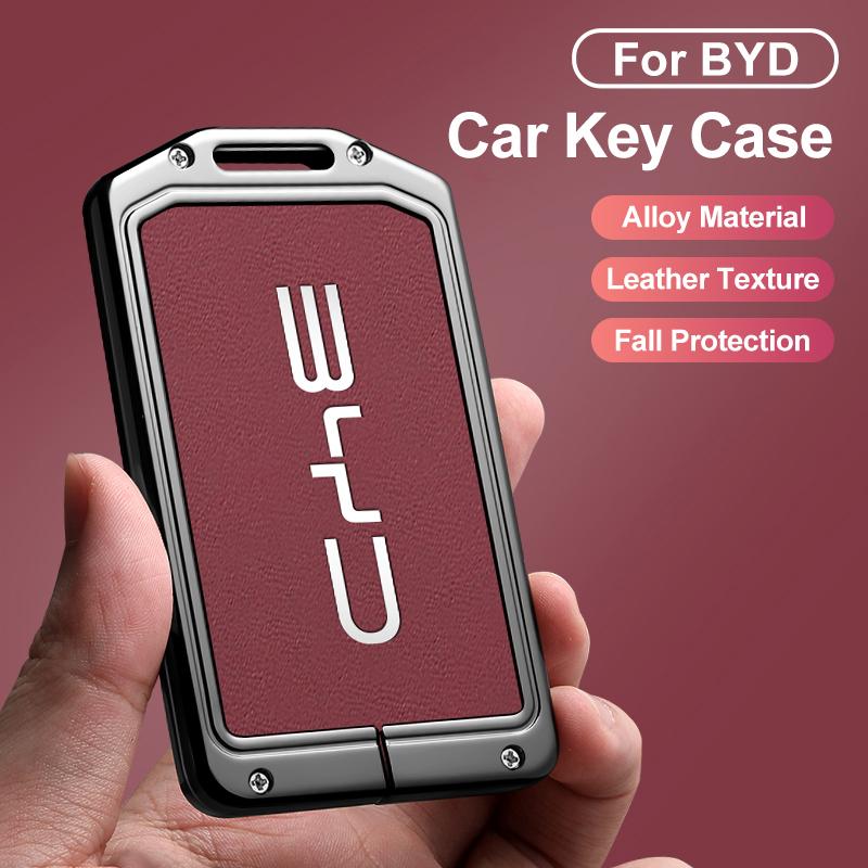 Модный Чехол-Держатель для NFC-Карты-Ключа Автомобиля для BYD Atto 3 Tang DM Han EV Song Pro Qin Plus Защитный Чехол Брелок Авто Аксессуары