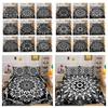 Комплект пододеяльников с 3D черным принтом пейсли, домашний текстиль королевского размера, покрывало для девочек, роскошный комплект постельных принадлежностей