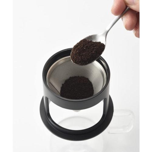 BRUNO Bruno Coffee Dripper, Single-Serve, Paperless, Stylish Drip Cup, Personal, Ivory, BHK244-IV