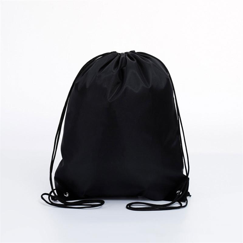 Portable Sports Bag Drawstring Belt Riding Backpack Gym Shoes Bag Storage Bag