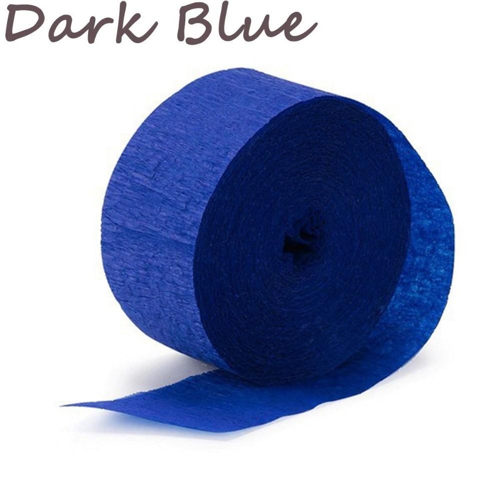Handmade Children Birthday Party Decoration Crinkled Papers Crepe Paper Streamer Roll Craft