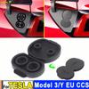 Tesla Model 3 Y Silicone Car Charging Port Waterproof CoverCharger Hole Protector Dust Cover Cap CCS EU Car Accessories Model