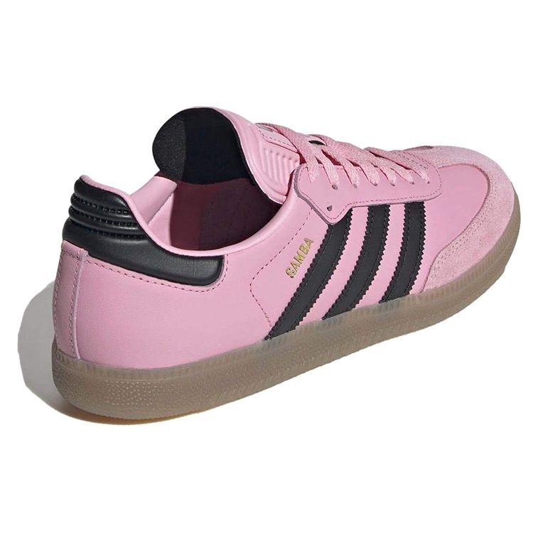 Лионель Месси x adidas Samba Интер Майами CF - Домашний комплект Мужские кроссовки Розовый Светло-розовый Основной черный IH8158