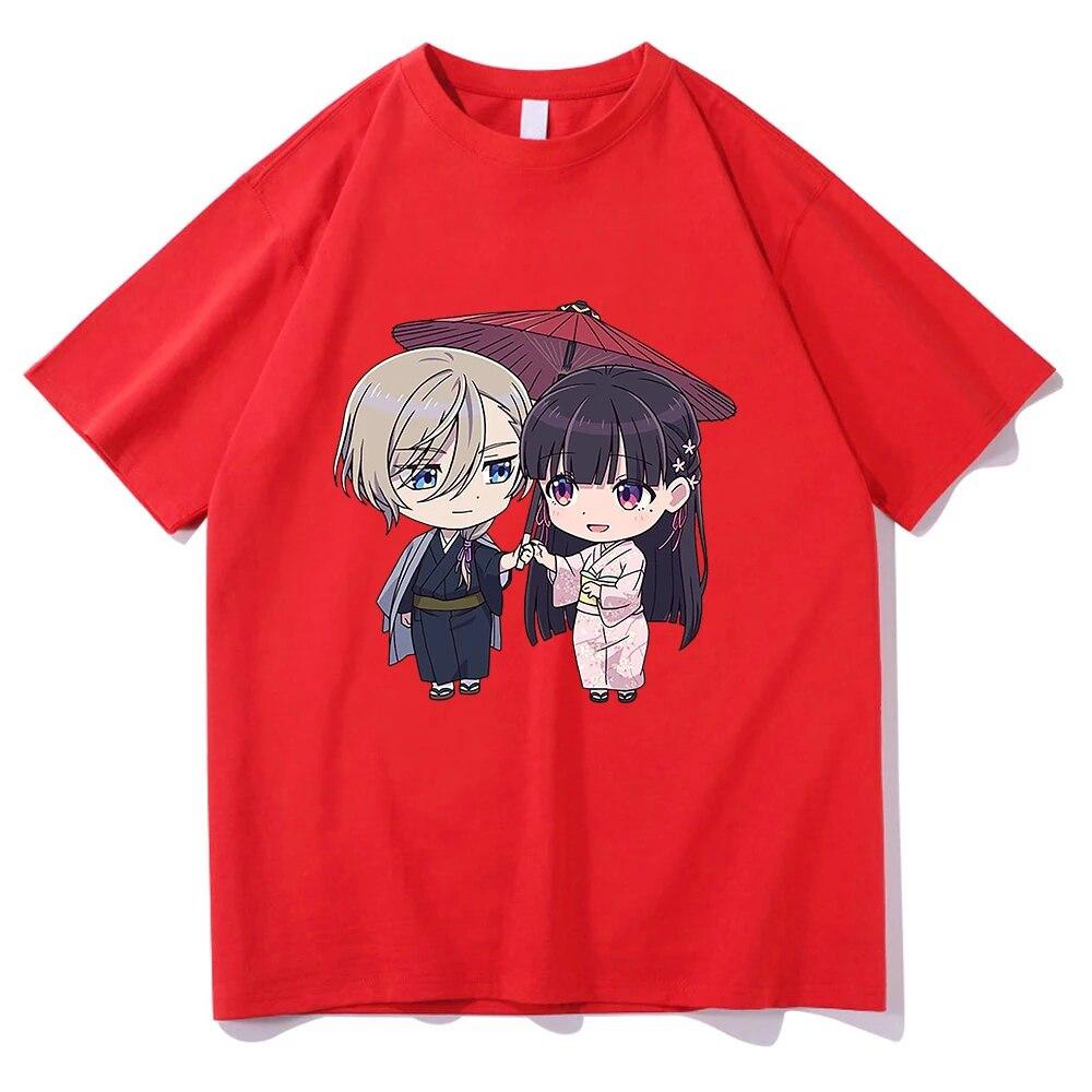 Футболка «My Happy Marriage» унисекс Harajuku Kawaii Watashi No Shiawase Na Kekkon Miyo Kiyoka футболка унисекс аниме Unisexga хлопковые футболки унисекс