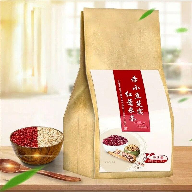 Red Bean and Barley Tea Red Bean Euryale Ferox Moisture Removing Health Tea 5g*30