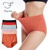 High Waist Tummy Control Panties for Women Seamless Soft Lingerie Girls Briefs Solid Color Underpants Plus Size M-XXXXL
