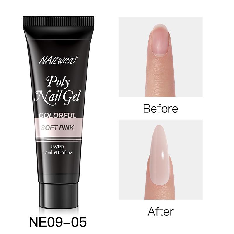 NAILWIND Poly Nail Gel For Nail Extension Finger Quick Building Gel 21 Colors Poly Nail Gels Extensions Acrylic Gel Polish Nail Art