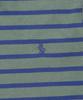 POLO RALPH LAUREN Футболка в полоску из джерси Custom Slim Fit - Зеленая