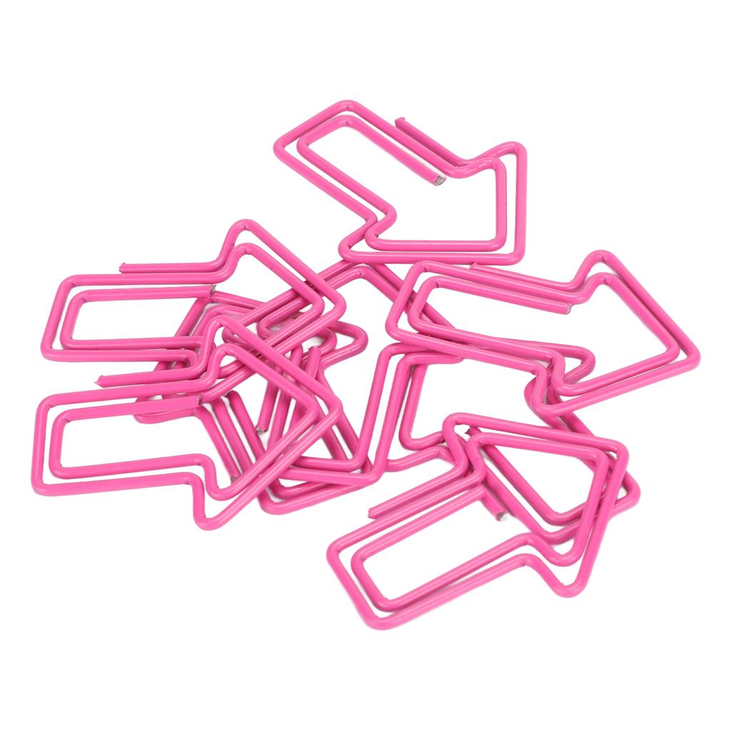 100 шт. скрепок для бумаги, симпатичная уникальная форма, процесс гальванизации, легкая портативная металлическая скрепка для бумаги