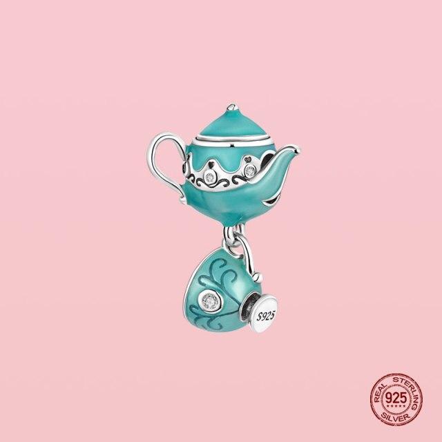 Подвеска из стерлингового серебра 925 пробы, очаровательные бусины для оригинального браслета Panjia, ожерелье, женские украшения