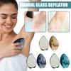 Многоразовое удаление волос без бритья, средство для удаления волос с кристаллами, ластик для волос, женское моющееся нано-удаление для эффекта гладкой кожи
