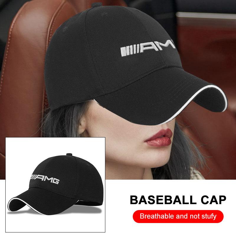 Car Baseball Cap Fashion Outdoor Sport Cotton Sunblock Hat Car Stickers For Mercedes Benz GLK GLA A B C E R G Class C180 S200 GI1