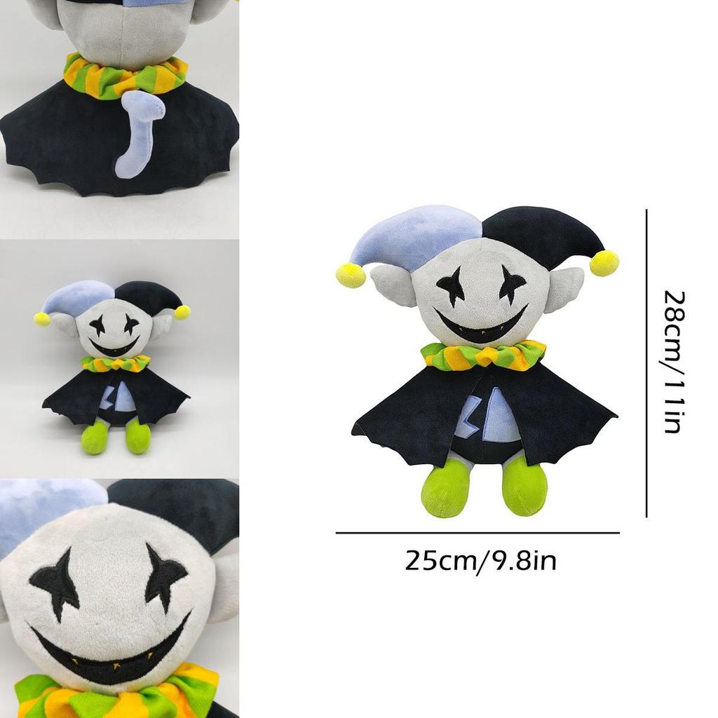 Плюшевая игрушка Deltarune Jevil | Мягкая кукла Джокер | Рождественский подарок | Коллекционный предмет на день рождения