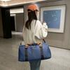 Новая Оксфордская плечевая дорожная сумка с отделением для мокрых и сухих вещей, отдельным отсеком для обуви, сумка для фитнеса, мужская, женская, большая вместимость, сумка-даффл
