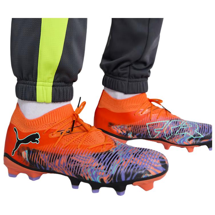 Puma Future Match 8 FG AG Creativity Pack Мужские Кроссовки Оранжевый Оранжевый-Мак Черный 108431-01