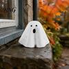Ghost Figurine for Halloween Light Up Decoration, Cute Spooky with Home Decorations Warm LED Indoor Mantel Fireplace Party Decor Decorative Shelf