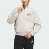 adidas Спортивная куртка-топ с принтом букв Спортивная повседневная куртка Женская куртка Фосфорно-коричневый IS7414