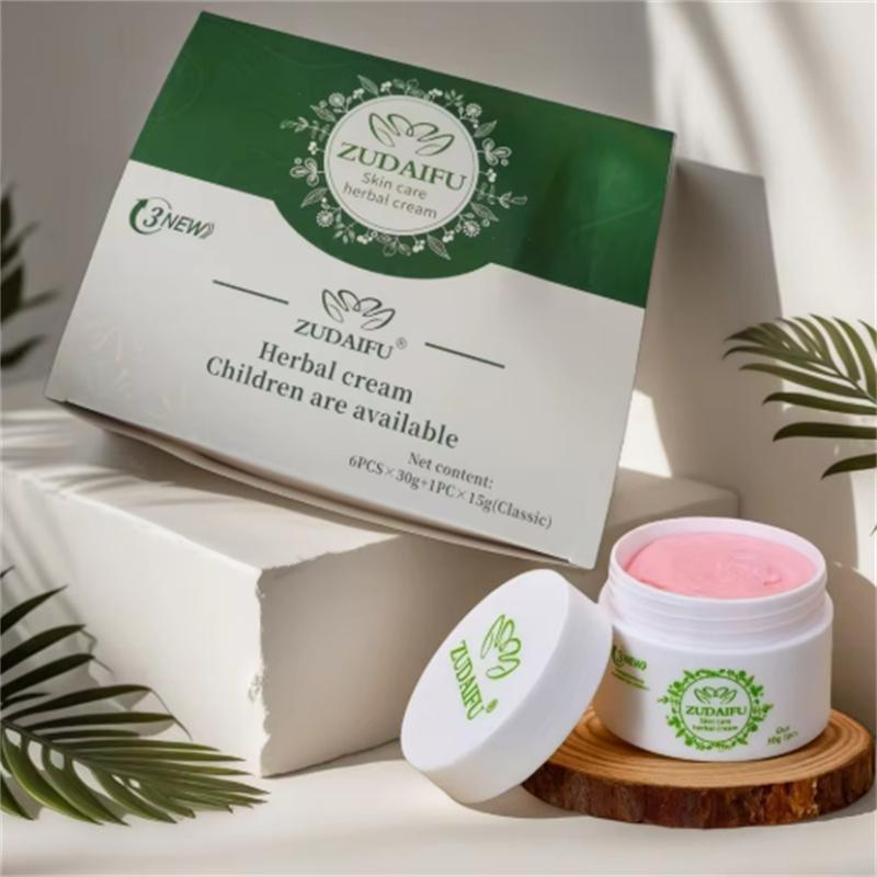 6 шт. по 30 г и 1 шт. 15 г ZUDAIFU Травяной крем нового третьего поколения Красота Розовый Крем для ухода за кожей тела Набор