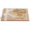 Wooden Wedding Guest Book Album Sign Notebook Wedding Anniversary Decoration SupplyType 2