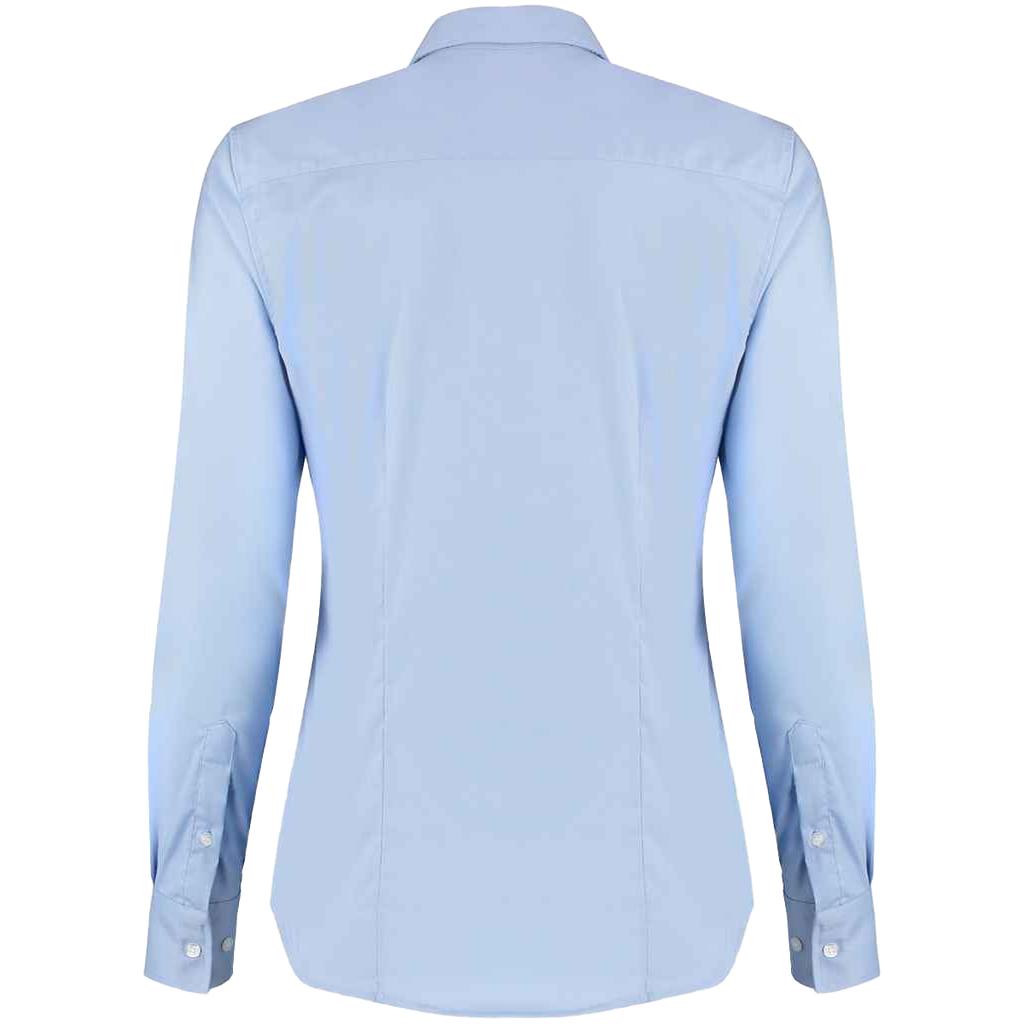 Kustom Kit Womens/Ladies Oxford Stretch Tailored Long-Sleeved Shirt
