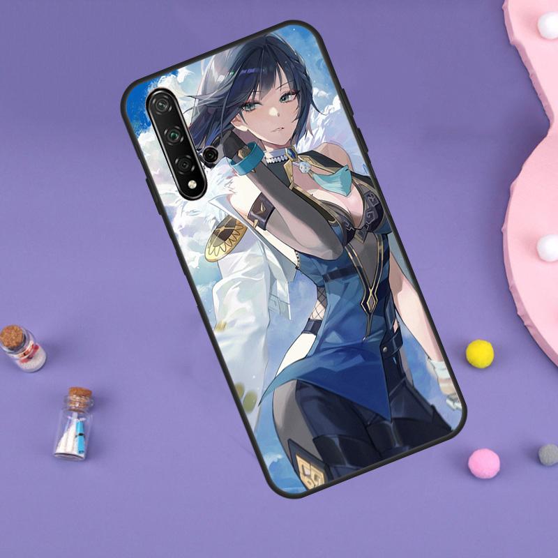 Genshin Impact Yelan Funda For Huawei Nova Y91 Y90 Y70 Y60 Y61 9 10 SE 11i 8i 7i 3i 5T P30 P40 Lite P60 Pro Case