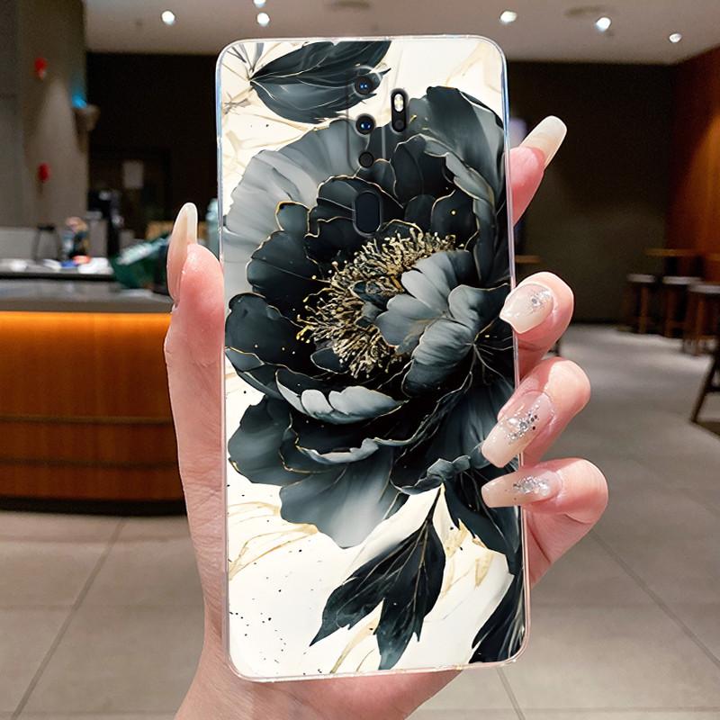 Для OPPO A9 (2020) / А5 (2020) Чехол Роскошная Мода Бабочки Цветы Прозрачный Мягкий Силиконовый Задний Чехол для Телефона Oppo A9 A5 2020