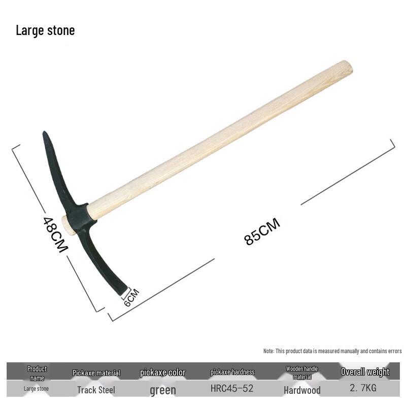 Heavy-Duty Tactical Shovel and Pickaxe