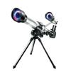 Astronomical Telescope with 3 Eyepieces Dual-Use Science Experiment Monocular Stargazing Telescope Teaching Equipment